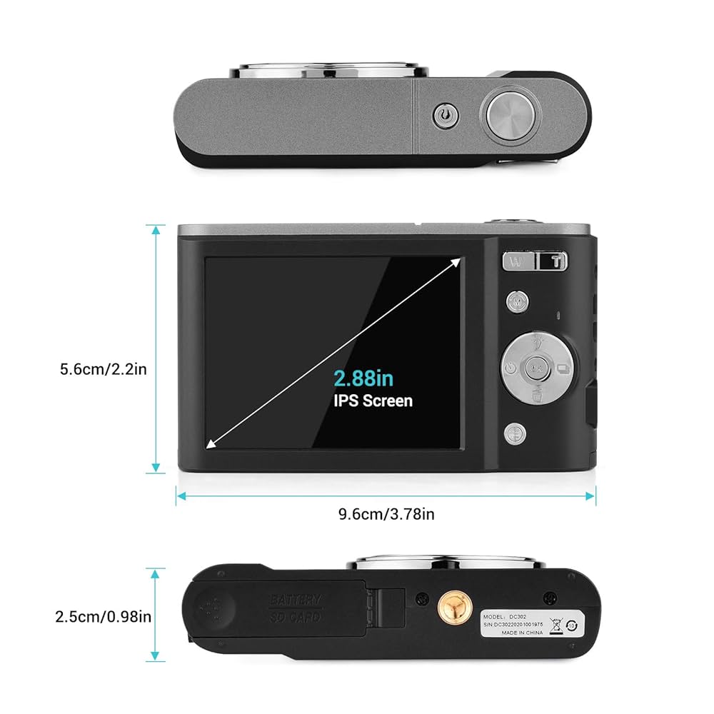 デジタルカメラ ando Amazon | Andoer デジカメ デジタル カメラ コンパクト 48MP 2.7